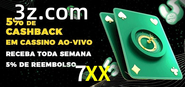 Promoções do cassino ao Vivo 7XX